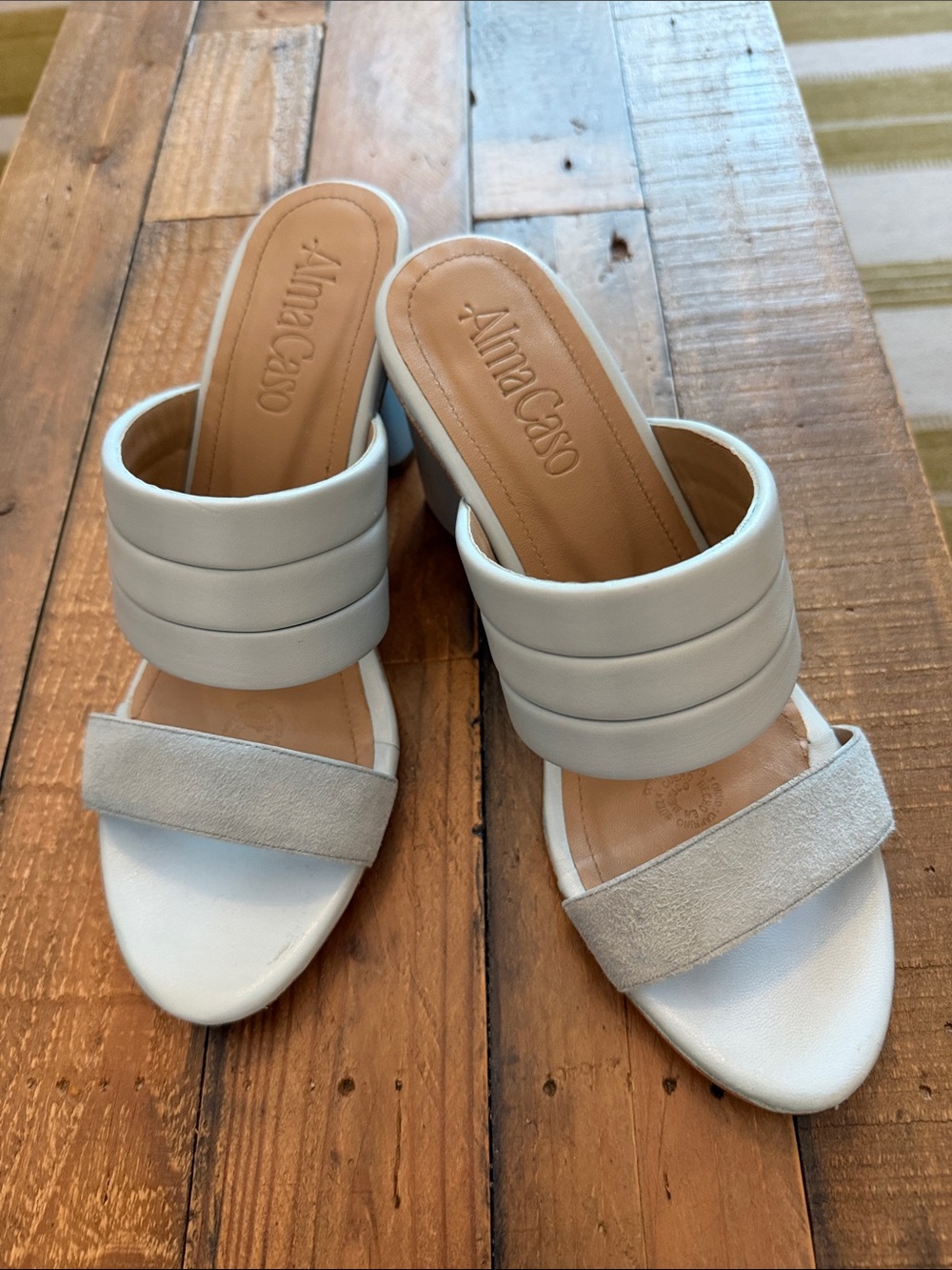 Alma Caso Catalina Mule Light blue